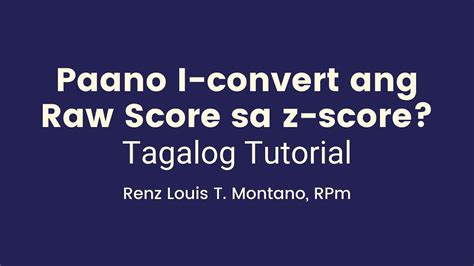 score tagalog